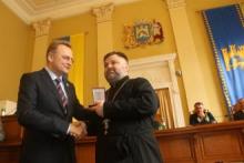 St. George Medal for Prior  Roman Velykyi