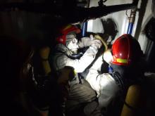 University cadets practice skills University cadets practice skills