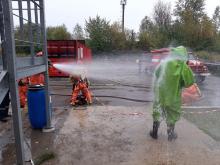 University cadets practice skills University cadets practice skills