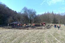 Save the forest together: masters and graduates stopped the fire Save the forest together: masters and graduates stopped the fire