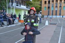 Тhe competition "The strongest fireman-rescuer of the University" took place in the Lviv State University of Life Safety for the first time. Тhe competition "The strongest fireman-rescuer of the University" took place in the Lviv State University of Life Safety for the first time.