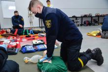 Medical training at Rescue Training Center of Lviv State University of Life Safety Medical training at Rescue Training Center of Lviv State University of Life Safety