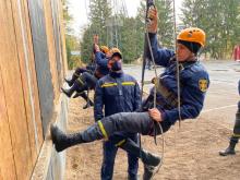 Practical classes at the training tower in educational and sports complex of the University Practical classes at the training tower in educational and sports complex of the University
