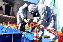 Active phase of training EU-CHEM-REACT 2: LSULS staff, cadets and international forces eliminate emergencies.