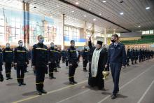 Oath of Allegiance to Ukrainian people was taken by freshmen of Lviv State University of Life Safety 