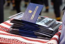 Oath of Allegiance to Ukrainian people was taken by freshmen of Lviv State University of Life Safety 