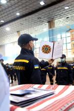 Oath of Allegiance to Ukrainian people was taken by freshmen of Lviv State University of Life Safety 