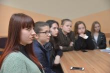 On April 25, in our university a meeting took place between dr. Alan Flowers and students and personnel of The Institute of psychology  and social protection in Lviv State university of life safety