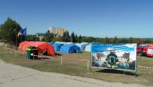 Ready for field exercise: representatives of Poland, Latvia, and Moldova arrived at the field camp