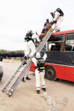 Accident, detection of an unknown biological contamination in the border area, fire in a 9-storey building - EU-CHEM-REACT 2 training continues
