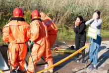 Accident, detection of an unknown biological contamination in the border area, fire in a 9-storey building - EU-CHEM-REACT 2 training continues