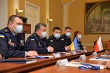 Project resumption "Ecologistics - improving the management of solid landfills of household waste in the Lviv region ". Delegation from Main schools of state fire service of Poland visited LSULS