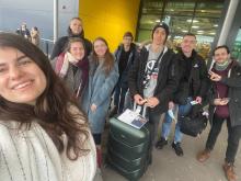 Cadets and students of the University arrived to study in London
