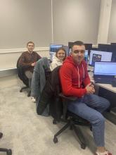 Cadets and students of the University arrived to study in London