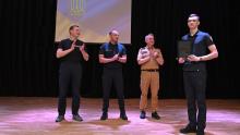 First Deputy Minister of Internal Affairs Yenin Yevhenii and Head of the State Emergency Service Serhiy Kruk presented awards to scientific and pedagogical workers and cadets of the LSULS