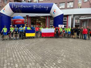  Ihor Kordiiaka takes part in the cyclists' ultramarathon  (Poland)