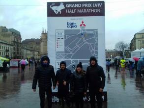 The team of Lviv State University of Life Safety participated in GRAND PRIX LVIV HALF MARATHON