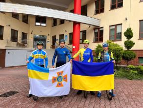 800+ km: Ihor Kordiiaka takes part in the cyclists' ultramarathon  (Poland)