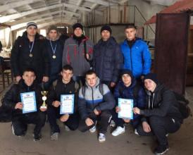 The University obstacle course crossing team took the first place in Lviv regional "Dynamo" organization Championship