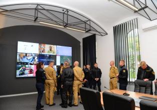 A delegation from Poland, Latvia, Estonia, and Lithuania visits the Lviv State University of Life Safety