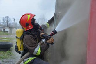 Practical exercises  for rescuers from five regions of Ukraine took place in the testing field of Lviv State University of Life Safety