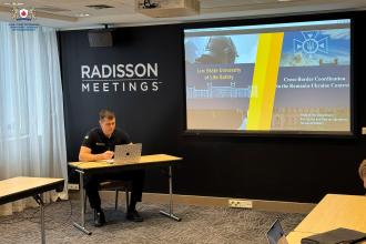 Representatives of the LSULS took part in the CROSSFLOOD project seminar in Tallinn