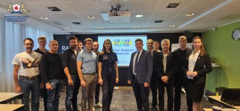 Representatives of the LSULS took part in the CROSSFLOOD project seminar in Tallinn