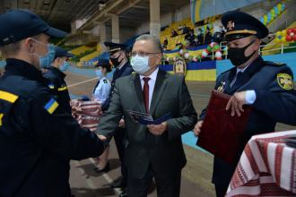 Oath of Allegiance to Ukrainian people was taken by freshmen of Lviv State University of Life Safety 