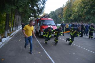 Тhe competition "The strongest fireman-rescuer of the University" took place in the Lviv State University of Life Safety for the first time.