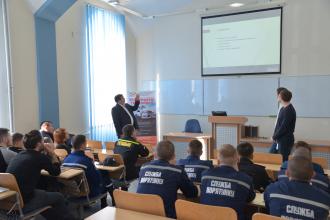 Within the ERASMUS + program, a member of the Supreme Council of the League of Defense, a member of the Estonian Reserve Officers Association - Mati Raidma visited the University