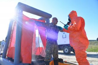 Active phase of training EU-CHEM-REACT 2: LSULS staff, cadets and international forces eliminate emergencies.