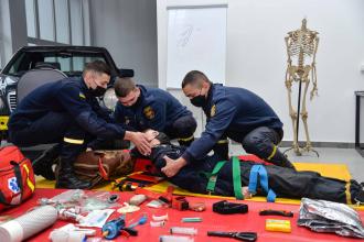 Medical training at Rescue Training Center of Lviv State University of Life Safety