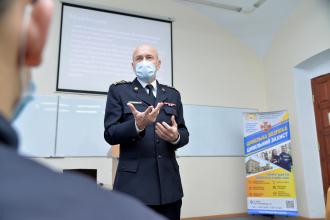 Director of the Institute of Internal Security of the Main School of the State Fire Service in Warsaw Robert Pietz gave a lecture at the Lviv State University of Life Safety