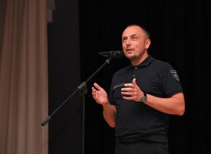 First Deputy Minister of Internal Affairs Yenin Yevhenii and Head of the State Emergency Service Serhiy Kruk presented awards to scientific and pedagogical workers and cadets of the LSULS