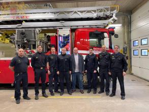 Rescuers work in wartime: University delegation presented LSULS in Finland