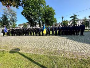 The honor guard of LSULS took part in the 8th National ceremonial walk of firefighters in Jasna Góra (Poland)