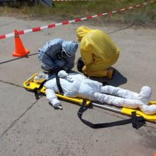 Lviv State University of Life Safety Team together with the SES of Ukraine Representatives participate in the International Euro-Med-React Practical Training on the Republic of Moldova Territory