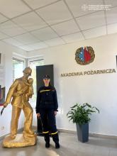 LSULS Cadet Begins Studies at the Fire University in Warsaw Under the ERASMUS+ Program