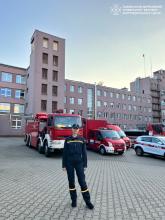 LSULS Cadet Begins Studies at the Fire University in Warsaw Under the ERASMUS+ Program